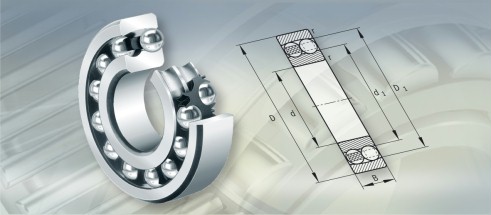 NSK1208K轴承三维模拟图